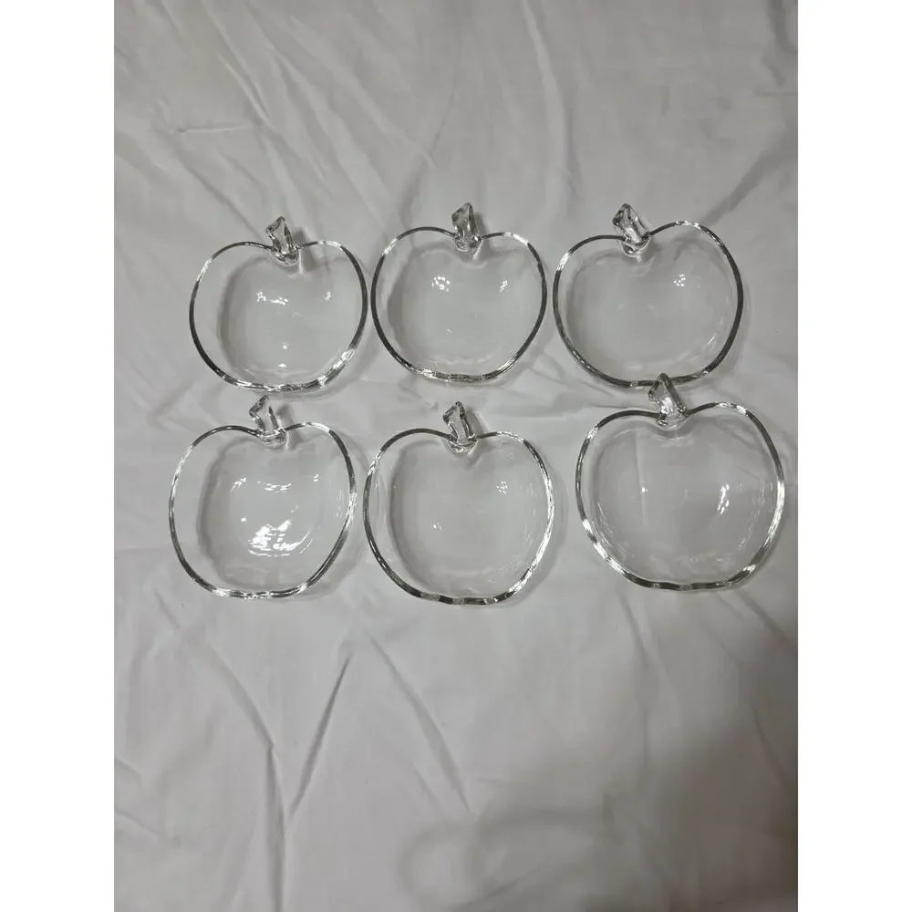 Vtg Hazel Atlas Orchard Apple Bowls 5 1/2